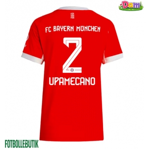 Bayern Munich Dayot Upamecano #2 Hemmatröja Kvinnor 2025-26 Kortärmad